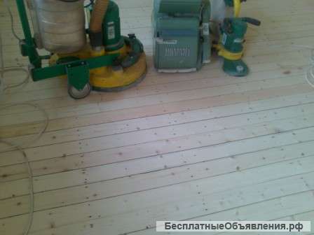 Циклевка (шлифовка) паркетной доски