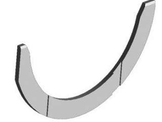 Полукольцо верхнее 65.01150-0017
