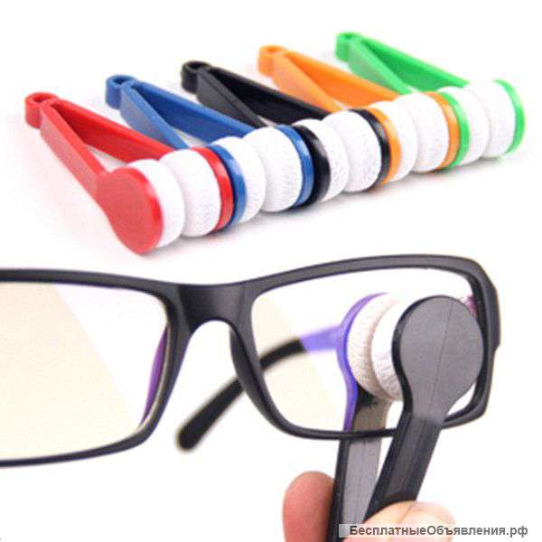 Устройство Eyeglass Microfiber Brush для чистки стекол очков