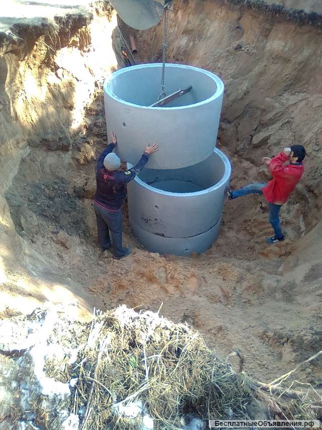 Септики, Канализации, Изготовление и монтаж под ключ с подводом к дому