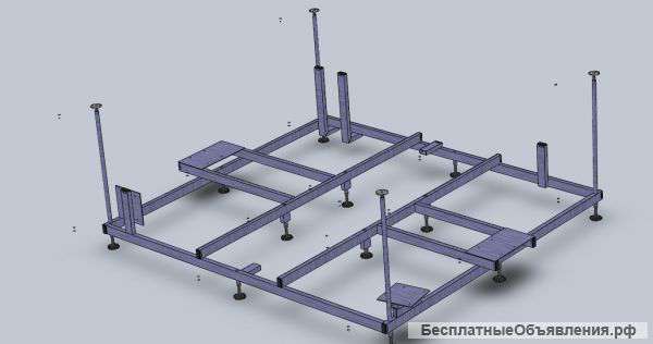 Разработка чертежей, деталей и сборок, 3D моделирование