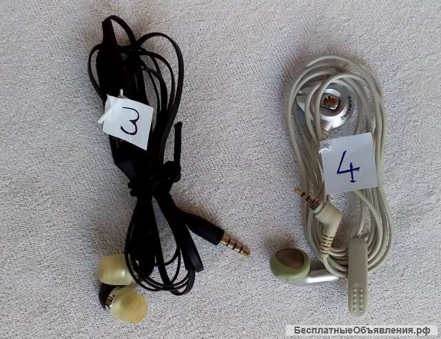 Наушники вставные проводные: стерео и моно