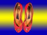 Туфли женские, кожаные, розовые, бу немецкие 39-40 размера