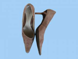 Туфли женские, натуральная замша, светло-коричневые из Италии