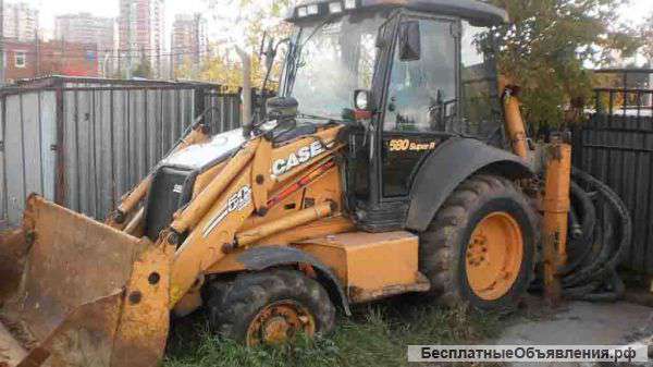 CASE S-R 580(экскаватор погрузчик), АКПП, 2007г, 1050000 руб, торг