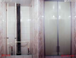 Двери для потайной ниши в санузле