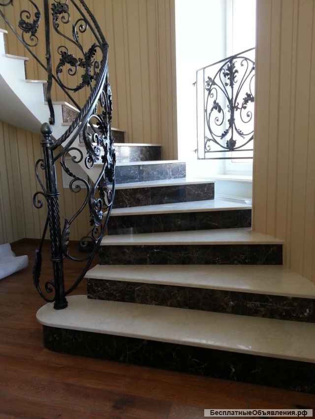 Каменные столешницы, подоконники, лестницы, ступени, камины, из натурального и искусственного камня