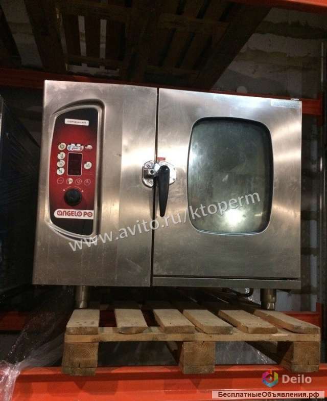 Пароконвектомат ANGELO PO FM 611 E ( Италия ) - Б.У.
