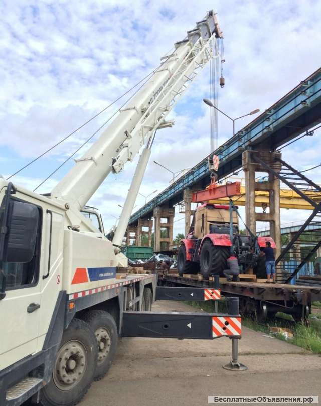 Услуги аренды крана 55 тонн