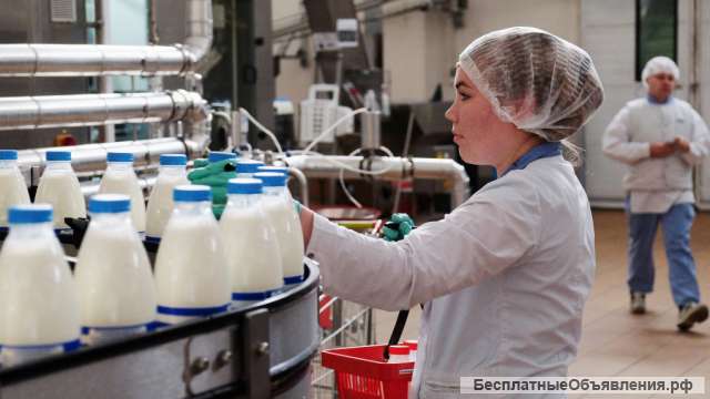 Рабочий на молочное производство