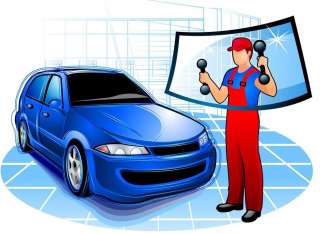 Установка автостёкол