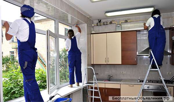 Уборка помещенний