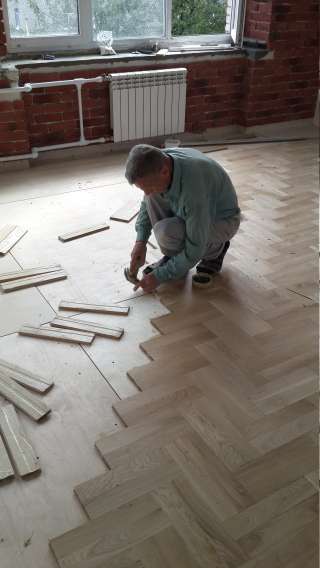 Укладка паркета, напольных покрытий