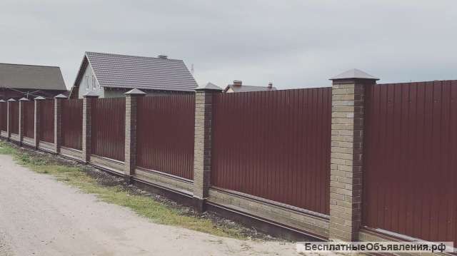 Заборы для дачи под ключ