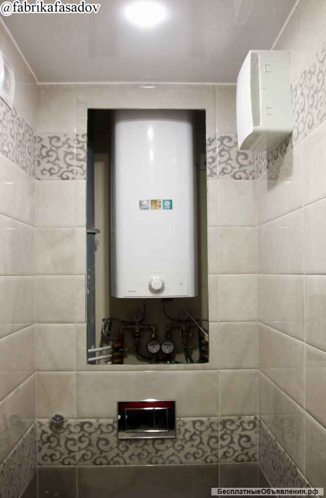 Дверца в технической нише в санузле