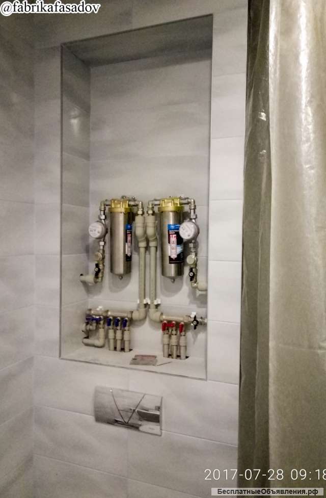 Дверца для фильтров и счётчиков