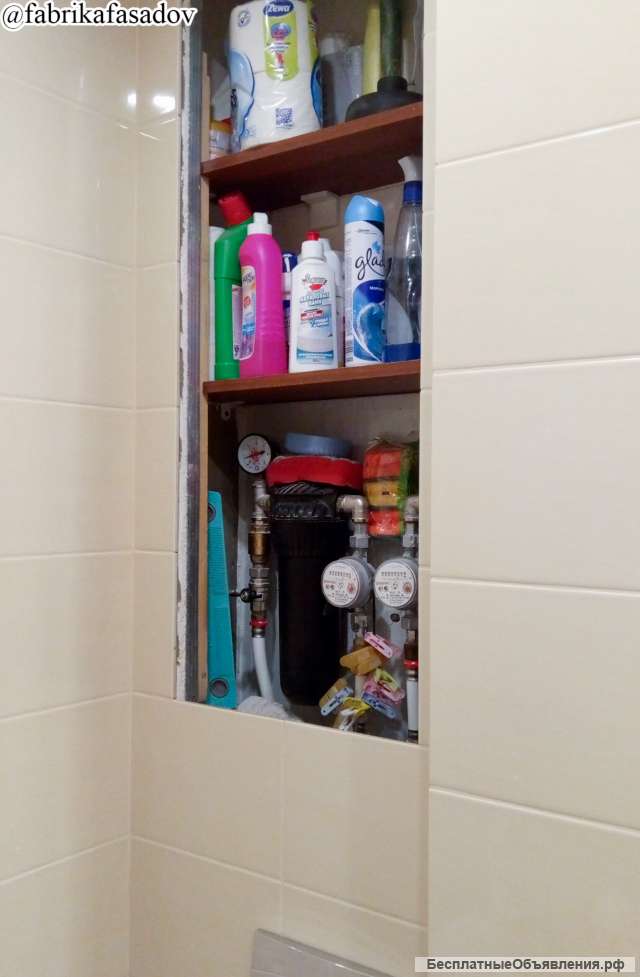 Дверцы над унитазом в проем