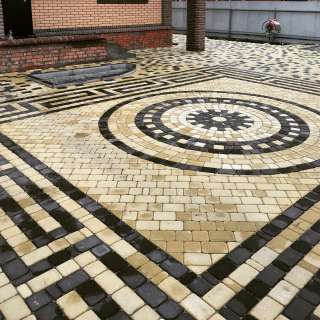 Укладка тротуарной плитки