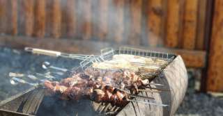 Аренда беседки в Заельцовском парке или бани с бассейном на улице и с мангалом на правом берегу