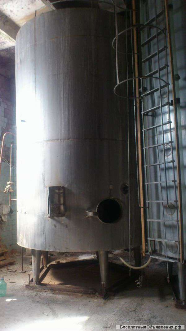 Емкости нержавеющие, объем 25 куб.м.