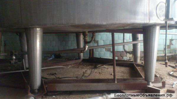 Емкости нержавеющие, объем 25 куб.м.