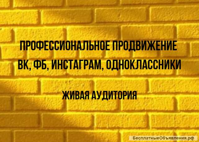 Продвижение в социальных сетях