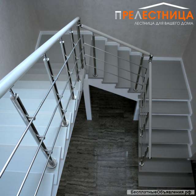 Лестницы на второй этаж любой сложности и дизайна