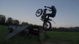 Экстрим трюковое мото триал шоу Freeride Engine