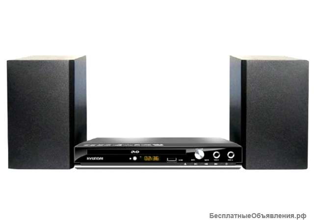 Минисистема Hyundai H-MS100, Новый, на гарантии