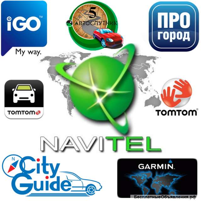 Установка навигационного ПО: Navitel Navigator (Навител Навигатор), Garmin, Shturmann, СитиГид, iG