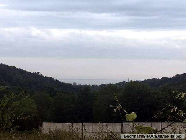 Участок с прекрасным видом на море