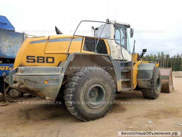 Фронтальный погрузчик Liebherr 580, 5,5 м3, 2014 г