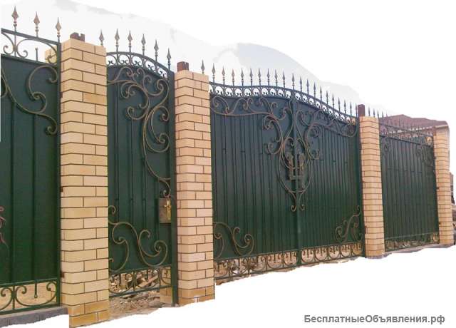 Изготовление и установка простых и кованых заборов