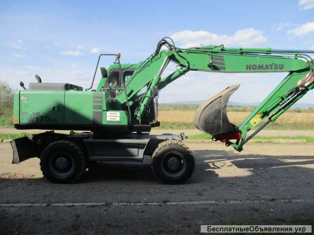 Экскаватор колесный Komatsu PW 170 ES-6K 2005 г.в., 8400 м.ч., двиг. экономичный