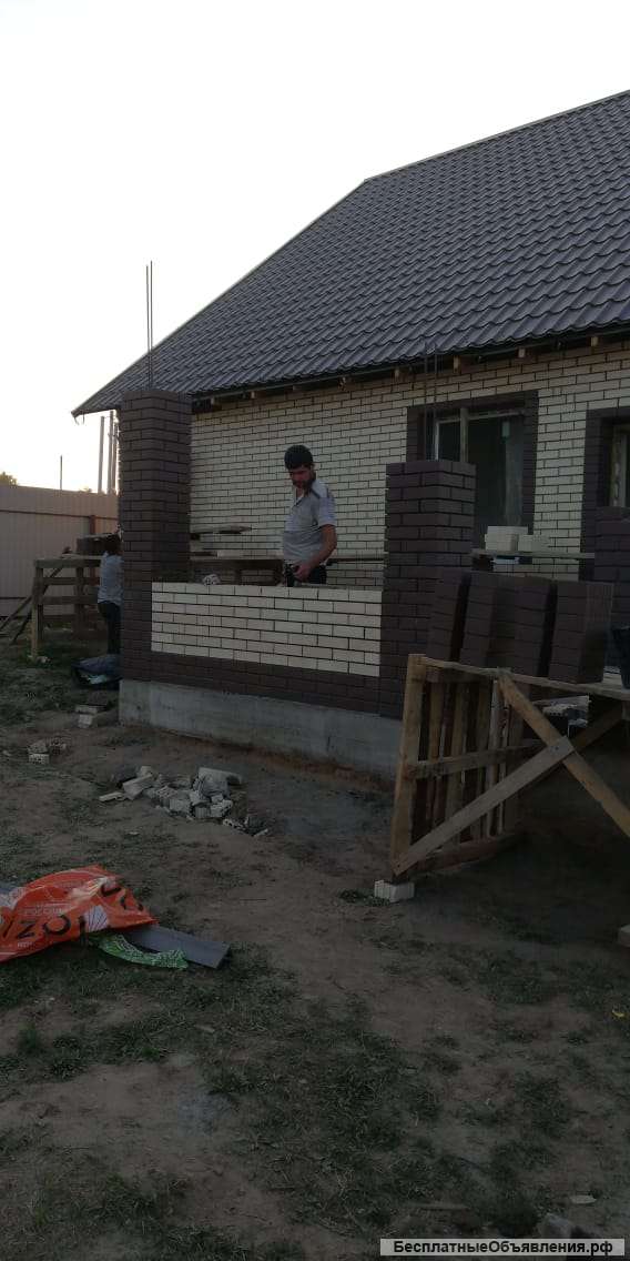 Каменные работы. Услуги каменщиков.