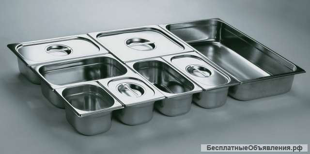 Гастроемкости разных размеров для продовольственного магазина - Б.У.