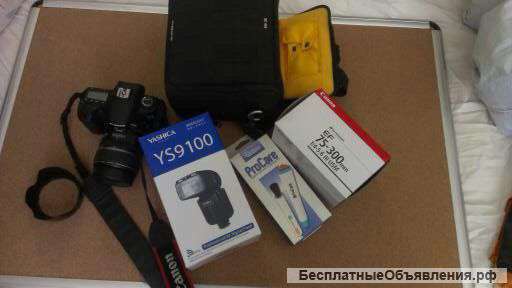 Canon EOS 60D + аксессуары
