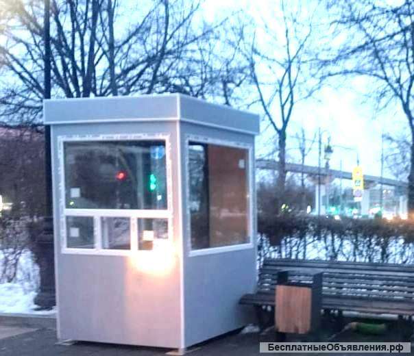 Будка охраны 1, 5х1, 5х2, 5м, новая, купить в Москве
