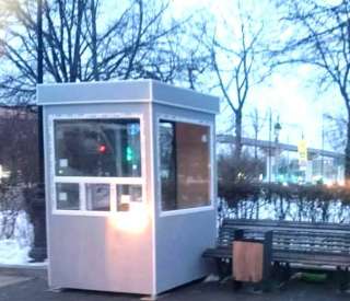 Будка охраны 1, 5х1, 5х2, 5м, новая, купить в Москве