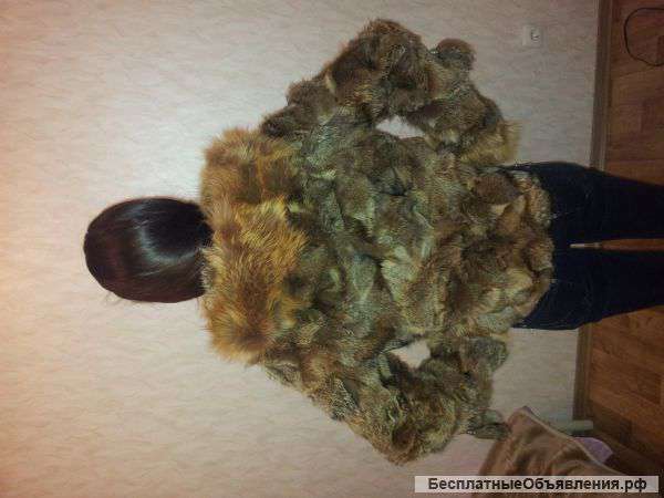 Песцовый полушубок б/у