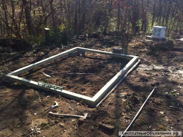 Возведение фундамента любой сложности и материала