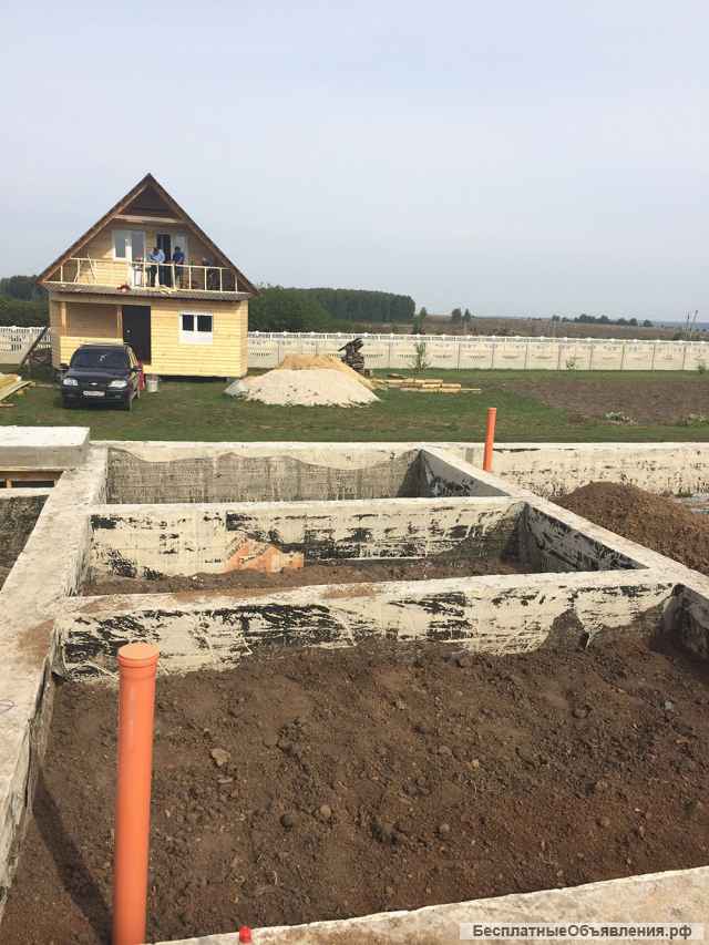 Возведение фундамента любой сложности и материала