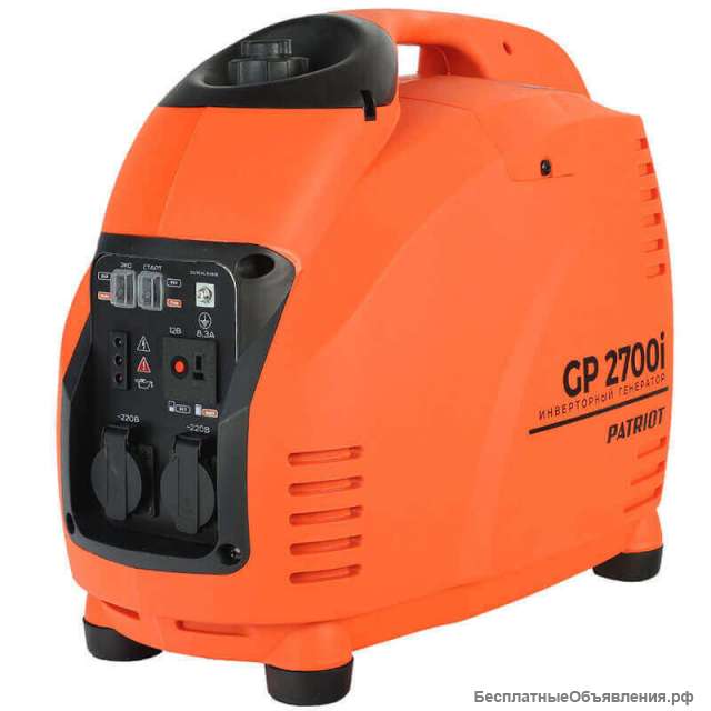 Инверторный генератор Patriot 2700I с чистой синусоидой