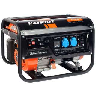 Бензиновый генератор Patriot GP-3510. Мощность 2.5/2.8 кВт