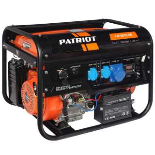 Бензиновый электрогенератор Patriot GP-6510AE с автозапуском