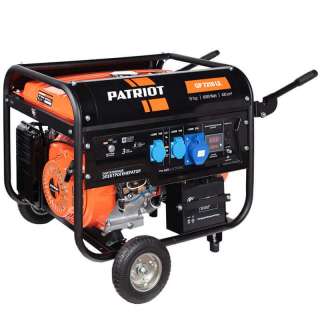 Бензиновый генератор Patriot GP-7210LE. Мощность ном/макс 6.0/6.5 кВт