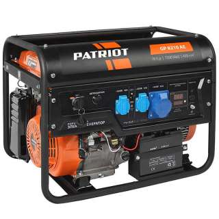 Бензиновый генератор Patriot GP-8210AE с автозапуском. Мощность 7.0/7.5 кВт