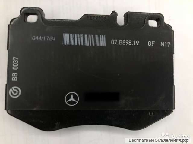 Колодки тормозные Mercedes GLC
