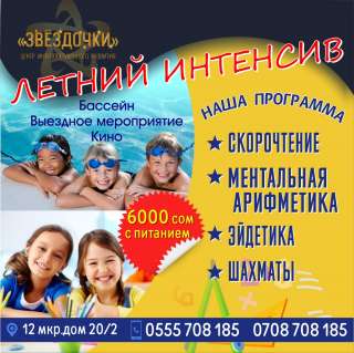 Центр интеллектуального развития «Звездочки» Летний Интенсив