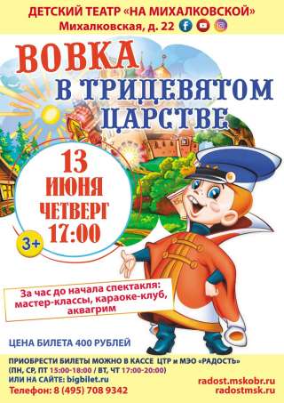 Детские спектакли в июне